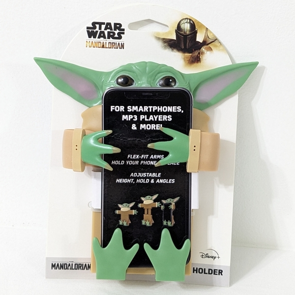 Disney NEW Star Wars The Mandalorian The Child Flexible Phone Holder & Stand - Picture 1 of 5